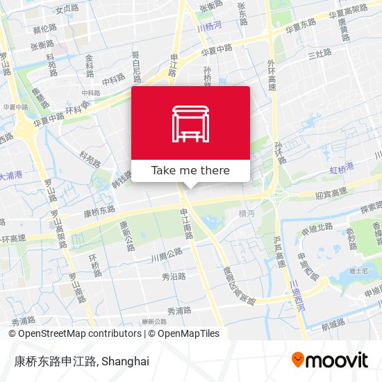康桥东路申江路 map