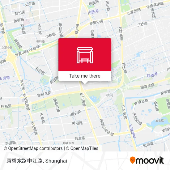 康桥东路申江路 map