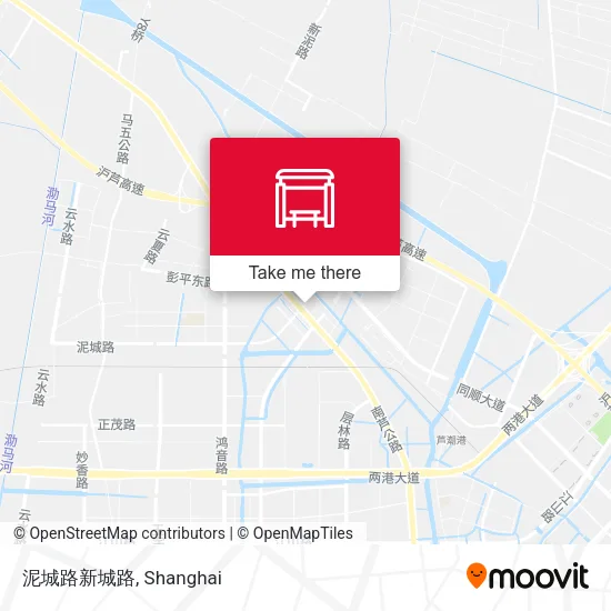 泥城路新城路 map
