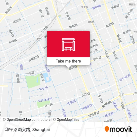华宁路颛兴路 map