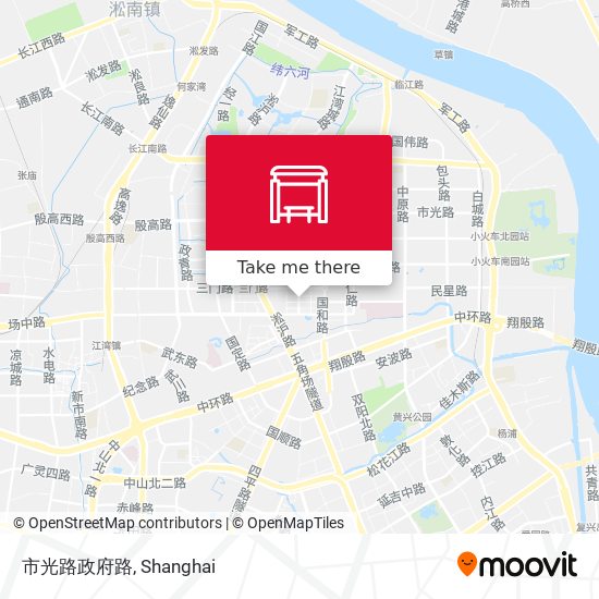 市光路政府路 map