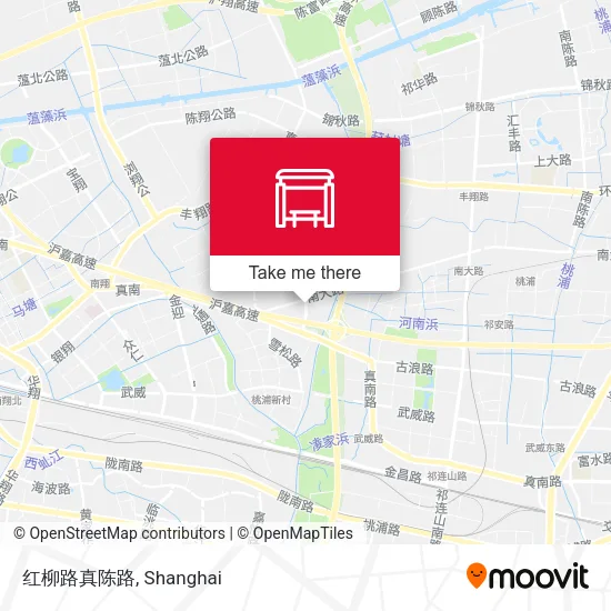 红柳路真陈路 map