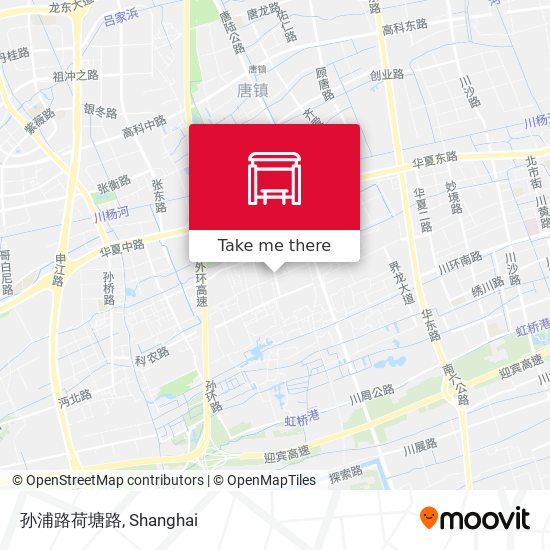 孙浦路荷塘路 map