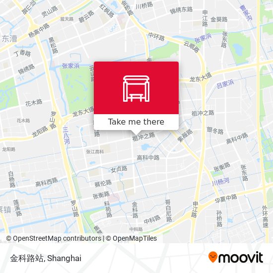 金科路站 map