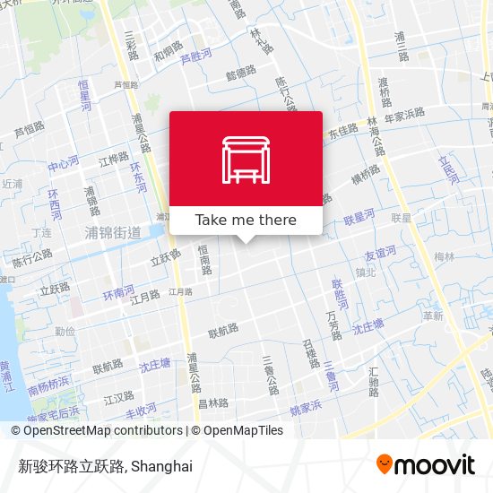 新骏环路立跃路 map