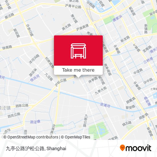 九亭公路沪松公路 map