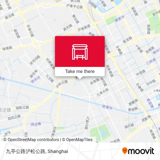 九亭公路沪松公路 map