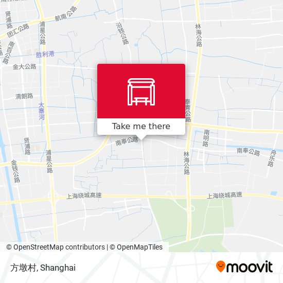 方墩村 map