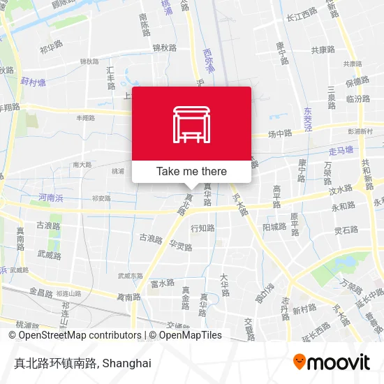 真北路环镇南路 map