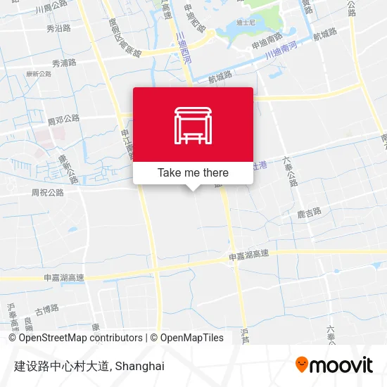 建设路中心村大道 map