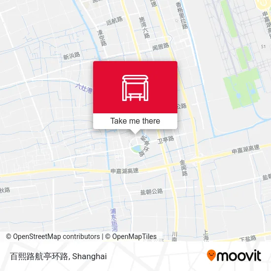 百熙路航亭环路 map