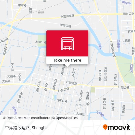 中厍路欣运路 map