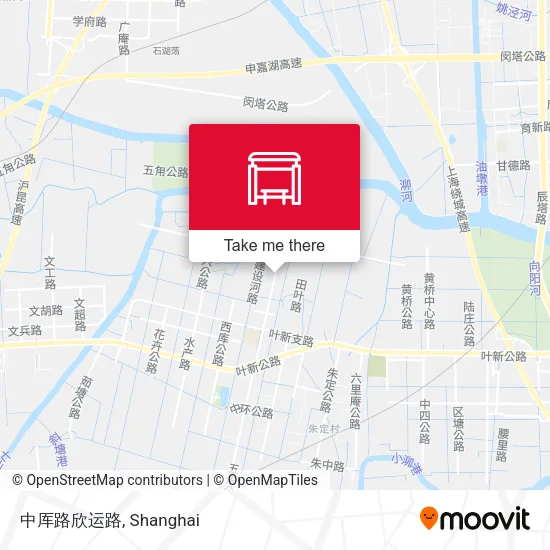 中厍路欣运路 map