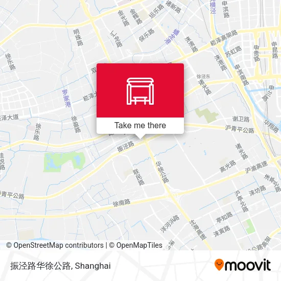 振泾路华徐公路 map