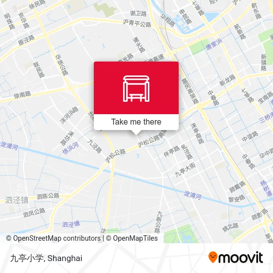 九亭小学 map