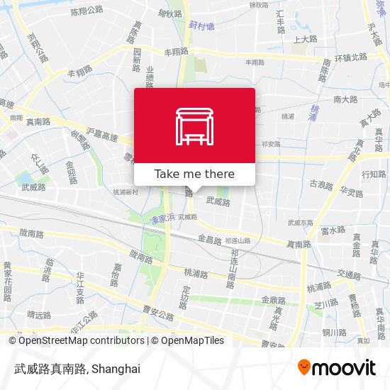 武威路真南路 map