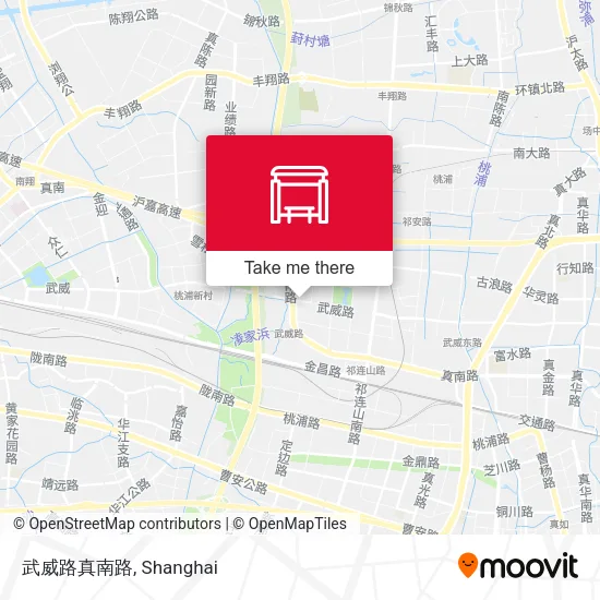 武威路真南路 map