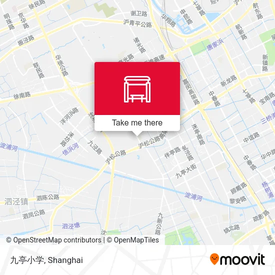 九亭小学 map