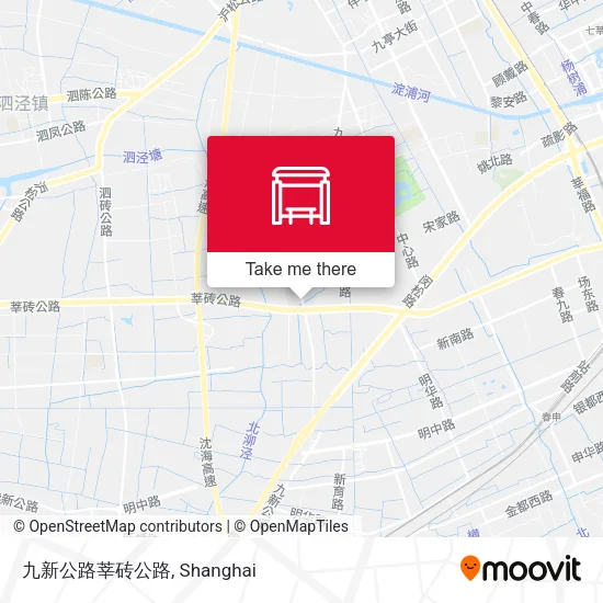 九新公路莘砖公路 map