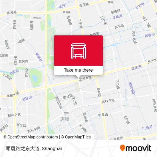 顾唐路龙东大道 map