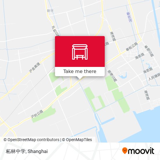 柘林中学 map