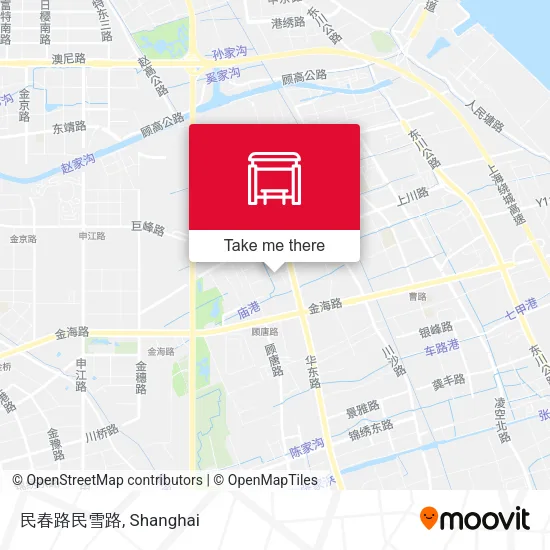 民春路民雪路 map