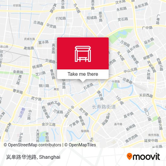 岚皋路华池路 map
