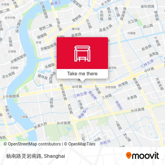 杨南路灵岩南路 map