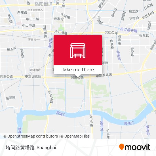 塔闵路黄塔路 map