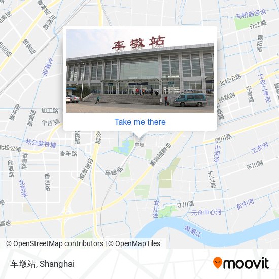 车墩站 map