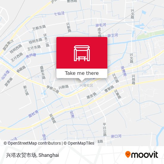 兴塔农贸市场 map