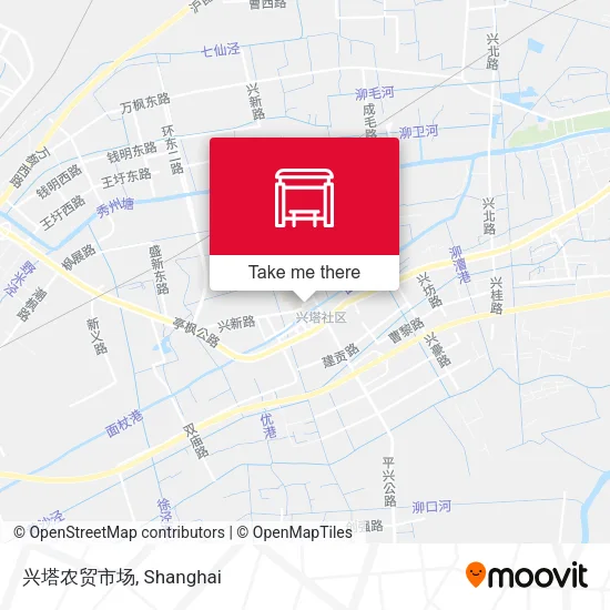 兴塔农贸市场 map