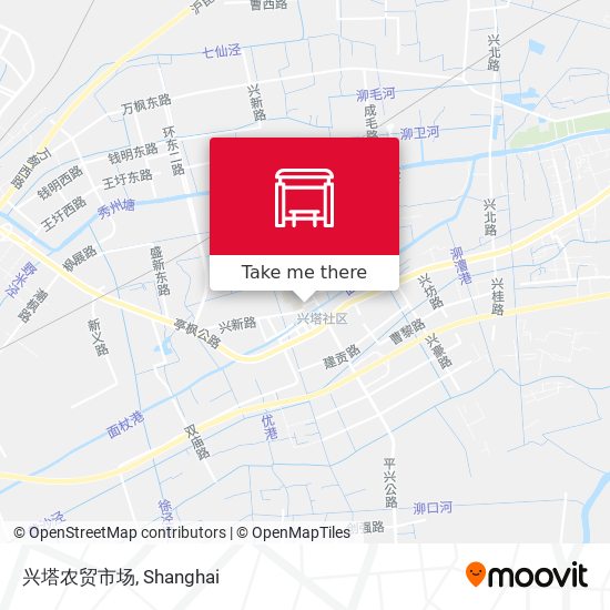 兴塔农贸市场 map