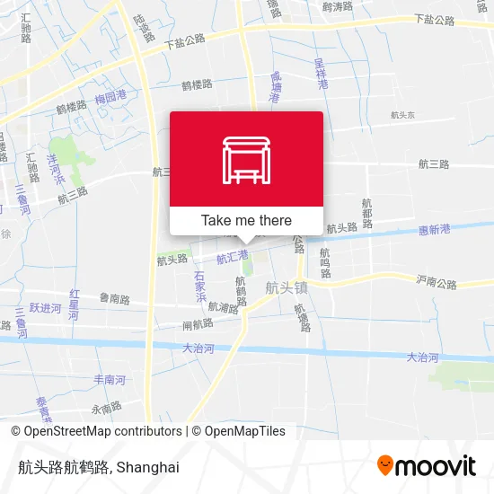 航头路航鹤路 map