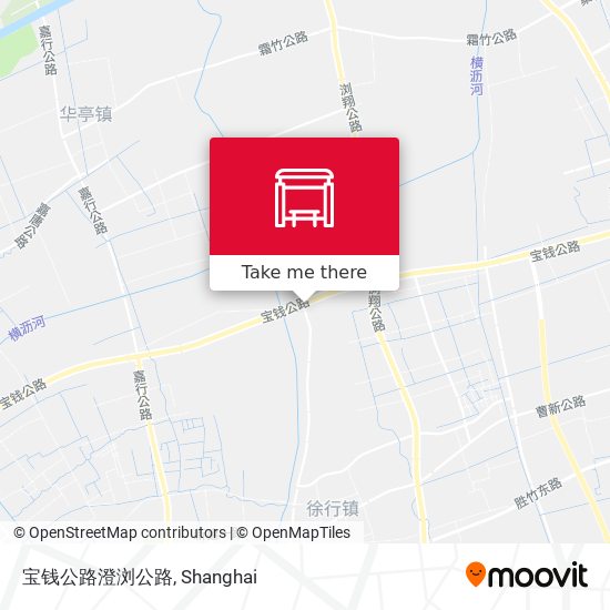 宝钱公路澄浏公路 map