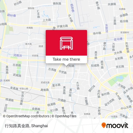 行知路真金路 map