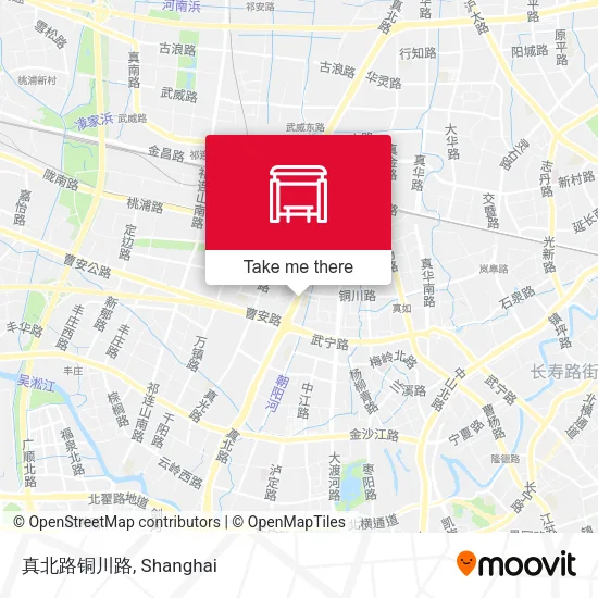 真北路铜川路 map