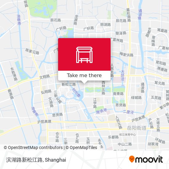 滨湖路新松江路 map