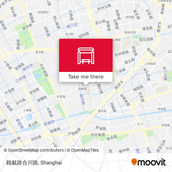顾戴路合川路 map