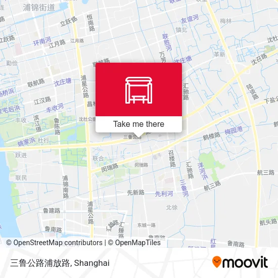 三鲁公路浦放路 map