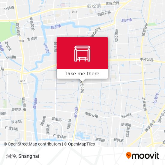 洞泾 map