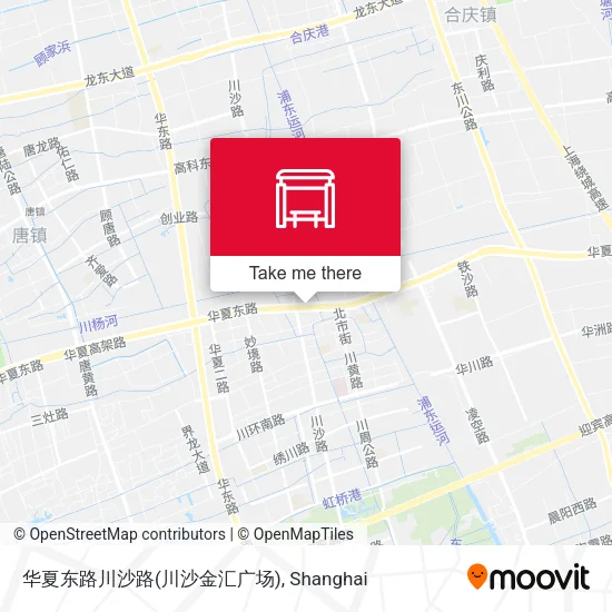 华夏东路川沙路(川沙金汇广场) map