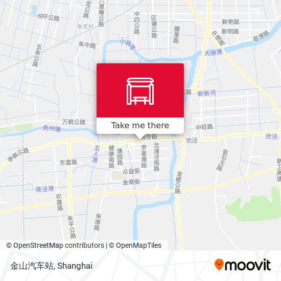 金山汽车站 map