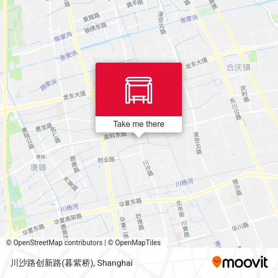川沙路创新路(暮紫桥) map