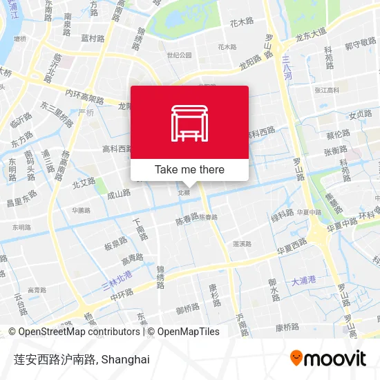 莲安西路沪南路 map