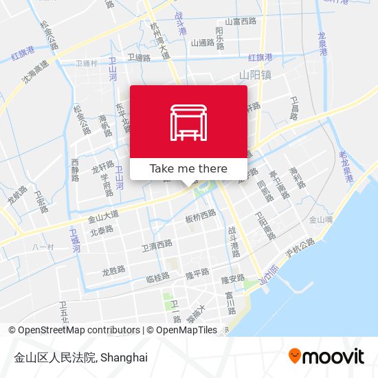 金山区人民法院 map