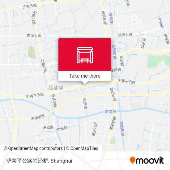 沪青平公路胜泾桥 map