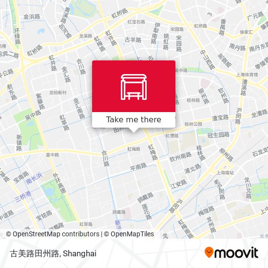 古美路田州路 map