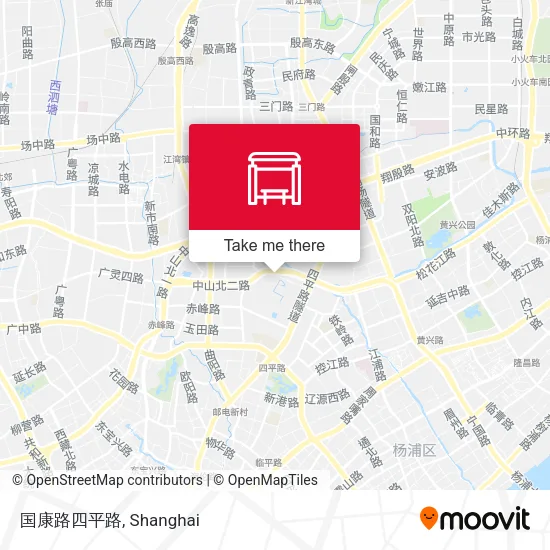 国康路四平路 map