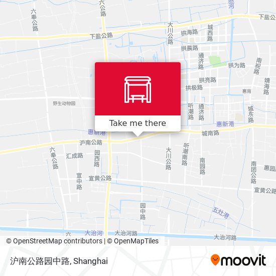 沪南公路园中路 map